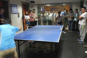 “运动挥洒激情，青春绽放活力”——2017年上海波导夏季乒乓球比赛